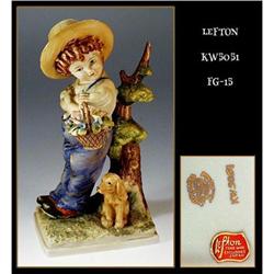 VINTAGE LEFTON BOY FIGURINE KW5051 / FG015 #2029548