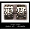 Image 1 : VINTAGE MEXICAN SILVER EARRINGS #98 #2029570