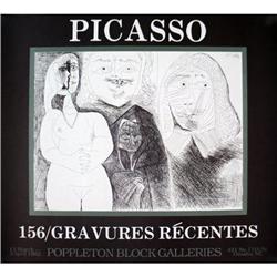 Picasso   156 GRAVURES RECENTES #2029788