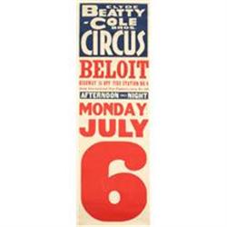 Clyde Beatty Cole Bros   Circus, Monday July 6 #2030104