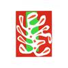 Image 1 : Matisse   White Alga on red and Green Ground #2030339