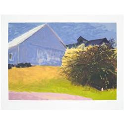 Kahn Barn and Forsythia III, 2003 #2030564