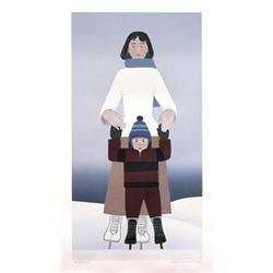 Barnet The Skaters,SIGNED  L/E Serigraph 1994 #2030590