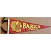 Image 1 : BAKER OREGON PENNANT * OLD VINTAGE 1940S FELT #2030655