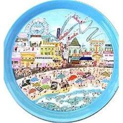 PEPSI-COLA SODA tin Serving Tray ~ CONEY ISLAND#2030661