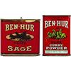 Image 1 : BEN HUR SPICE TINS * 2 OLD VINTAGE BEN HUR #2030709