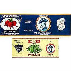 VINTAGE CAN LABELS * 66 OLD VINTAGE FRUIT #2030731