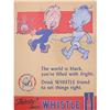 Image 1 : WHISTLE RACIAL SODA SIGN 1941 ~ VINTAGE ~ BLACK#2030742