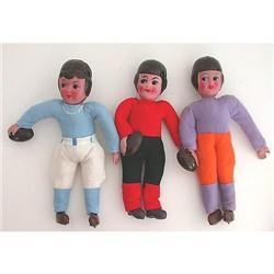 old vintage CELLULOID CLOTH FOOTBALL PLAYER #2030758