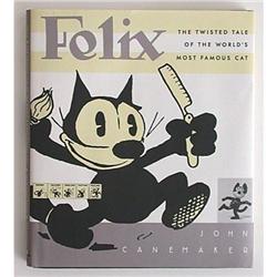 old vintage 1991 FELIX THE CAT BOOK ~ canemaker#2030763