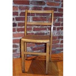 old vintage English Wooden Child's Dance chair #2030773