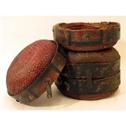 Antique Mongolian Food Basket * china #2030793