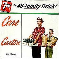 old vintage 7up soda 1950 store sign #2030797