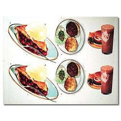 VINTAGE STORE SIGN ~ CHERRY PIE HAMBURGERS ICE #2030901