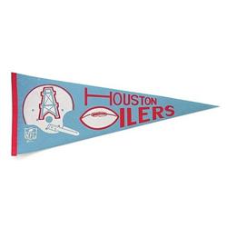 vintage Houston Oilers Felt Football pennant #2030925