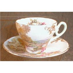 SHELLEY Heather CUP & Saucer - Demi Tasse -  #2031178