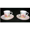 Image 1 : Limoges France 2 Coffee cups and plates #2031392