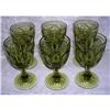 Image 1 : Grape-Avocado Water Goblets by Red Cliff Glass #2031567