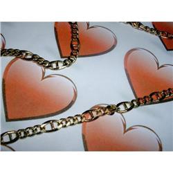 Mens 14 Karat Gold Link Chain Necklace #2031568