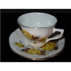 ROSINA yellow rose porcelain cup & saucer of #2031575