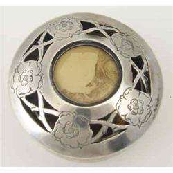 Art Nouveau Pierced small box Sterling? #2031608