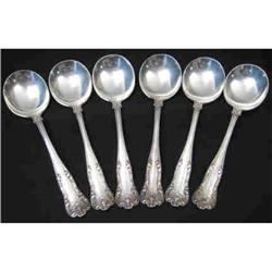 Soup Spoons. (6) Gorham "Regent" #2031610