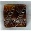 Image 1 : Bakelite Buckle Carved. #2031623
