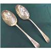 Image 1 : Serving Spoons. (2) Stainless Nickel #2031636