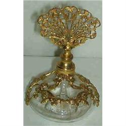 Perfume bottle Gold filigree decoration #2031680