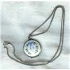 Image 1 : Guilloche Enamel Locket English c1930 #2031692