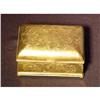 Image 1 : Engraved  brass jewelry box . #2031752