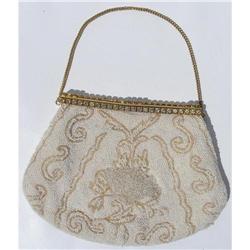 Vintage Jollis Original Beaded Bag with Mirror #2031813