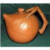 Image 1 : Unusual  Handcrafted   Clay Teapot Terra-cotta #2031949