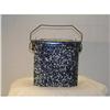 Image 1 : Vintage Cobalt Blue Enamel Lunchbox  #2031996