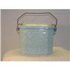 Image 1 : Vintage Aqua Color Enamel Lunchbox  #2031997