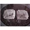Image 1 : Heisey ash trays; 2.75" square,pointed top #2032048