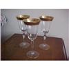 Image 1 : Goblets, Set of 3 ; Heavy wide embossed #2032069