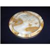 Image 1 : Akro Agate Round Butterscotch Ashtray #2032272