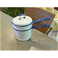 Small Blue/White Double Boiler #2032317