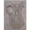 Image 1 : VINTAGE CUT GLASS OR  CUT CRYSTAL WATER PITCHER#2054684