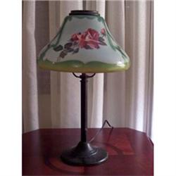 Antique Table Lamp With Handel Shade #2054778