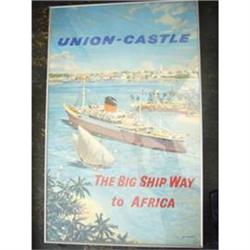 Vintage Poster Travel/Nautical - Union Castle #2054788