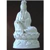 Image 1 : Blanc de Chine Figure of Kwan-Yin seated on #2055016
