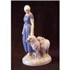 Image 1 : Bing and Grondahl Girl With Sheep Figurine #2055127
