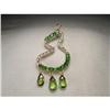 Image 1 : 14K YG Diamond Green Garnet Peridot Pendant #2055204