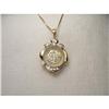 Image 1 : 14K YG Diamond Motion Zodiac Cancer Pendant #2055235