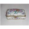 Image 1 : Floral Porcelain Box Sku1137-100 #2055280