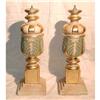 Image 1 : Pr architectural painted and gilt lamps  #2055329