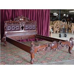 RENAISSANCE VICTORIAN QUEEN HIGH RELIEF BED #2055464