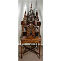 VICTORIAN STYLE ARCHITECTURAL BIRD CAGE #2055475
